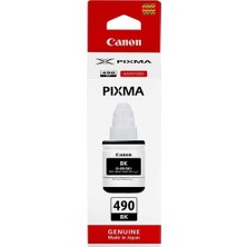 Canon GI-490BK Black Siyah Şişe Mürekkep G1411-2411-3411-4411