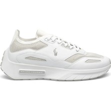 Polo Ralph Lauren Beyaz Erkek Sneaker Boerum Knıt-Sneakers-Low Top Lace
