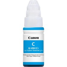 Canon GI-490C Cyan Mavi Şişe Mürekkep G1411-2411-3411-4411