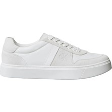 Calvin Klein Beyaz Erkek Sneaker Classıc Cups Lace Mıx Emb Tongue