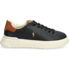 Polo Ralph Lauren Siyah Erkek Sneaker Rlıte Court-Sneakers-Low Top Lace