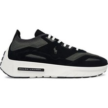 Polo Ralph Lauren Siyah Erkek Sneaker Boerum Knıt-Sneakers-Low Top Lace