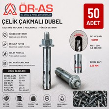 Ör-As Tel Örgü Çelik Dubel 50 Adet