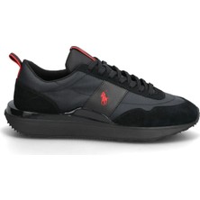 Polo Ralph Lauren Siyah Erkek Sneaker Traın 89 Rıb-Sneakers-Low Top Lace