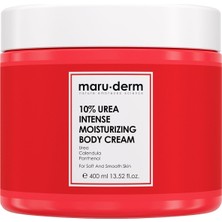 Maru.derm Vücut Kremi | Maruderm %10 Urea (Üre) Yoğun Nemlendirici Vücut Kremi 400 ml