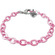 Charm It Pink Chain Bracelet CT05-02