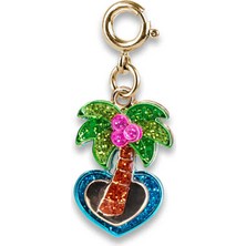 Charm It Gold Glitter Palm Tree CT06-06
