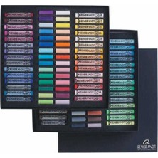 Rembrandt 120'Li Soft Pastel Master Set 60 Tam Boy - 60 Yarim Boy Renkli Boyalar