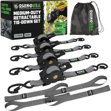 Rhino Usa Otomatik Gergi Kayışı 2,5 cm x 3 M – 4'lü Set