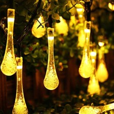 Oktay Sesal Su Damlası Gün Işığı LED Işık 7 Metre 49LED 220V Eklemeli Noel Ağacı Işığı