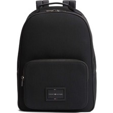 Tommy Hilfiger Siyah Erkek Sırt Çantası Th Foundatıon Backpack