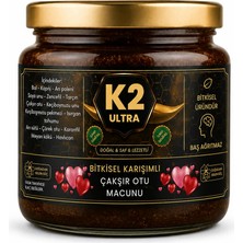 K2 Çakşır Otlu Kuvvet Macunu Çakşır Otu Macun Doğal Macun Ballı Macun  Arı Sütü Macun 240 Gram