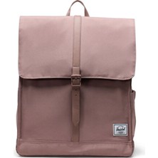 Hesrchel City | Su Itici Kumaş Sırt Çantası, 14" Laptop Uyumlu, 16 L Gül Kurusu