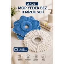 Visluna 2 Adet Mop Yedek Bez – Yeni Nesil Mikrofiber Temizlik Seti Koku Yapmaz
