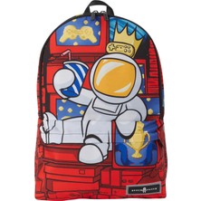 Space Junk Kırmızı Erkek Sırt Çantası 910SJB45NSZ Gamer Kıng  Backpack