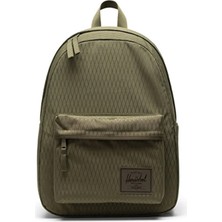 Hesrchel Classic™ | Su Itici Kumaş Sırt Çantası, 14" Laptop Uyumlu, 26 L Elmas Dokulu Haki