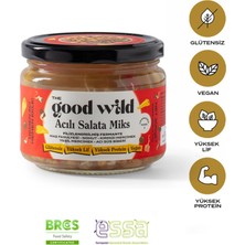 The Good Wild Filizlendirilmiş Fermante Acılı Salata Miks | Yemeye Hazır Glutensiz Ürün | Vegan | 300 Gr