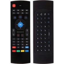 Ecoline Mx3 Pro Air Mouse 2.4g Sesli Komutlu Klavyeli Android Tv Box Kumandası