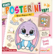 Parlayan Yıldız Kendi Posterini Yap! Boya Kopart As! Sevimli Evimiz