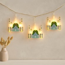 Akıllı Bayi Ramazan Perde LED Işık 3m (Fişli, Eklemeli) Camii Yıldız