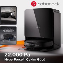 Roborock 22000PA Kendi Kendini Temizleyen Otomatik Akıllı Robot Süpürge Kameralı Görüntülü Takip, Gelişmiş Teknolojili
