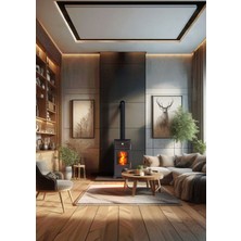 Baba's Stove GOLD 12 KW KUZİNE / MANUEL PELET VE ODUN SOBASI
