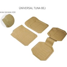 Opel Mokka 12-20 Kesilebilir Uyumlu Üniversal Tuna Serisi Bej Havuzlu Oto Paspas Takımı