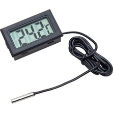 Lunatic 4522 Dijital Termometre Pilli -50 +110 Derece Arası LCD Ekranlı Problu Kullanım Tipi Su Geçirmez