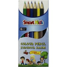 Globox Smart Kids Kuru Boya Kısa 6 Renk 2966 Eğlenceli Çizim Seti