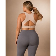 Sauna Suit Kadın Dik Duruş Destekli Büstiyer - Ayarlanabilir Kopçalı Toparlayıcı Sütyen