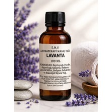 E.M.S 100 ml Lavanta Aromaterapi  Masaj Yağı Lavanta Kokulu Masaj Yağı.