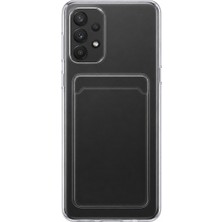 Mopal Samsung A32 4g Uyumlu Kartlık Detaylı Şeffaf Silikon Kılıf | Yuki Serisi