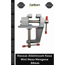 Carlburn #mengene Hassas Küçük Pratik Taşınabilir Hobi El Sanatları Alüminyum Kasa Mini Masa Mengene 30MM