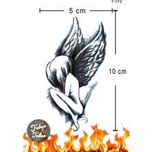 Trakya Tattoo 1-2 Hafta Kalıcı Minimal Peri Kızı Geçici Dövme T-172