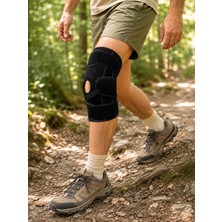 Bucuks Mey Ithalat® Patella Destekli Ligamentli Dizlik Ayarlanabilir Cırtlı Silikon Pedli Diz Desteği