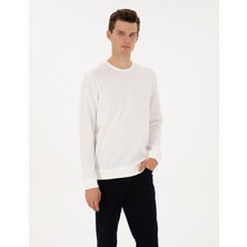 Pierre Cardin Ekru Regular Fit Sweatshirt 50313944-VR019