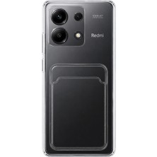 Mopal Redmi Note 13 Pro 4g Uyumlu Kartlık Detaylı Şeffaf Silikon Kılıf | Yuki Serisi