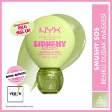 NYX Professional Makeup Smushy Sos Yoğun Nemlendirme Etkili Renkli Dudak Maskesi - 01 Green Sereni Tea