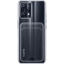 Mopal Realme 9 Pro Uyumlu Kartlık Detaylı Şeffaf Silikon Kılıf | Yuki Serisi