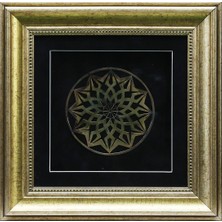 E38 El Işçiliği Prinç Tablo 34*34 cm -6633