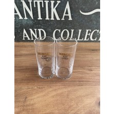 Sanat Taciri 2 Adet Mercan Rakı Bardağı Göbek Rakı Bardağı