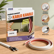 Genel Tedarik Kendinden Yapışkanlı Kablo Kanalı 2 Metre