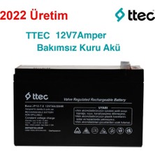 Ttec 12 Volt 7A Akü -12V 7 Ah Kuru Base Akü 2025 Üretim