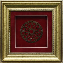 E38 El Işçiliği Prinç Tablo 30*30 CM-6636