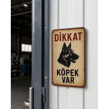 Korkmaz Group Levha Dikkat Köpek Var Uyarı Levhası Pvc Dekota 25X35 cm