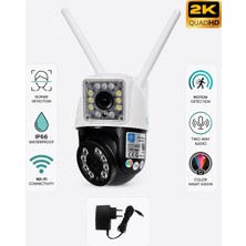 O-Kam 3012 Smart Wıfı 3mp+3mp Camera Alert Ptz