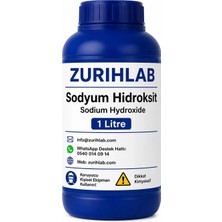 ZURIHLAB Sodyum Hidroksit - Sodium Hydroxide 1LT - Sıvı Kostik
