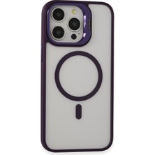 Kentex iPhone 14 Pro Kılıf Roblox Lens Magsafe Standlı Kapak - Derin Mor