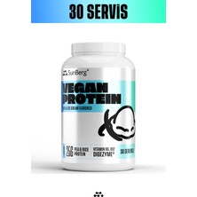 Sunberg Vegan Protein Vanilya Aromalı-30 Porsiyon (25 G Bezelye Ve Pirinç Proteini)