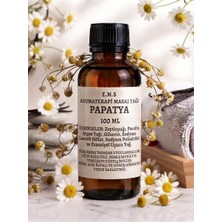 E.M.S 100 ml Papatya Aromaterapi Masaj Yağı Papatya Kokulu Masaj Yağı.